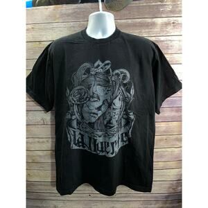 Vintage La Huerta “Insidious” Black T‑Shirt – Size XL